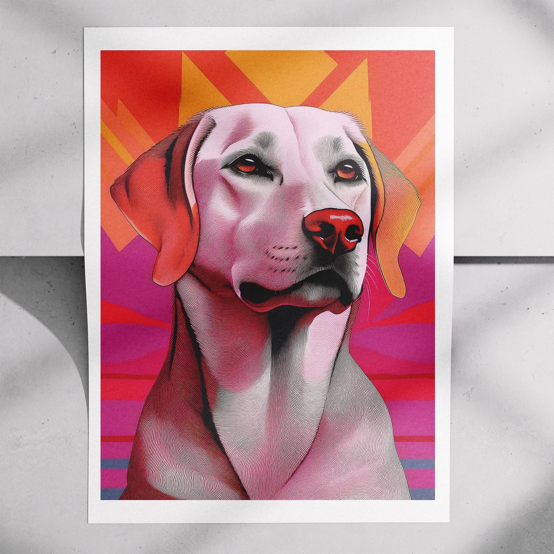 Labrador Retriever Modern Pop Dog Series image 7