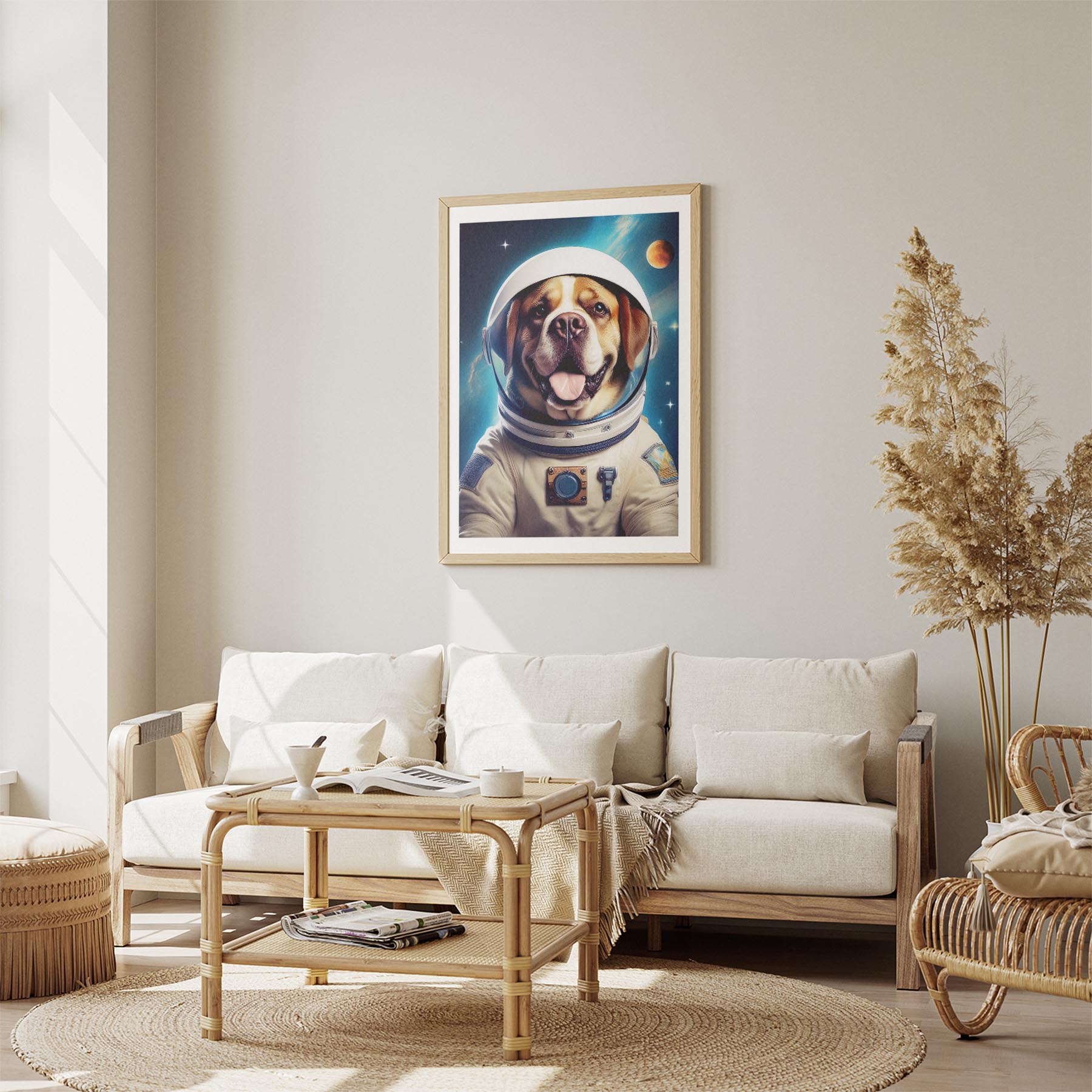 Saint Bernard Astronaut Dog Series image 2