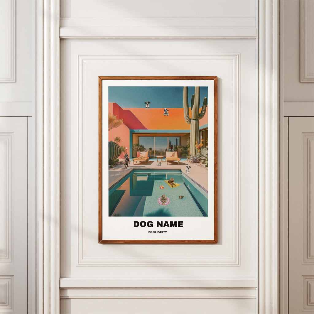 Cocker Spaniel Custom Pool Party WITH TEXT image 3