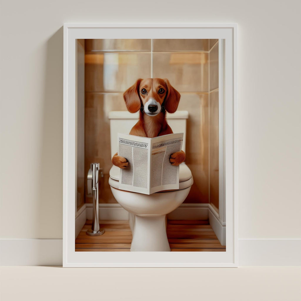 Dachshund Toilet Humour Dog Series 1 image 9