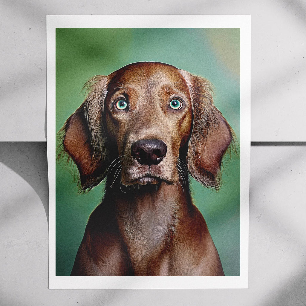 Irish Setter Green Painted Series image 7