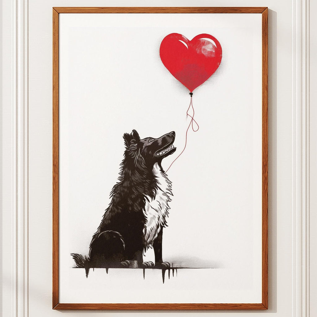 Rough Smooth Collie DOGSY Series inspired by the Art of Banksy image 10