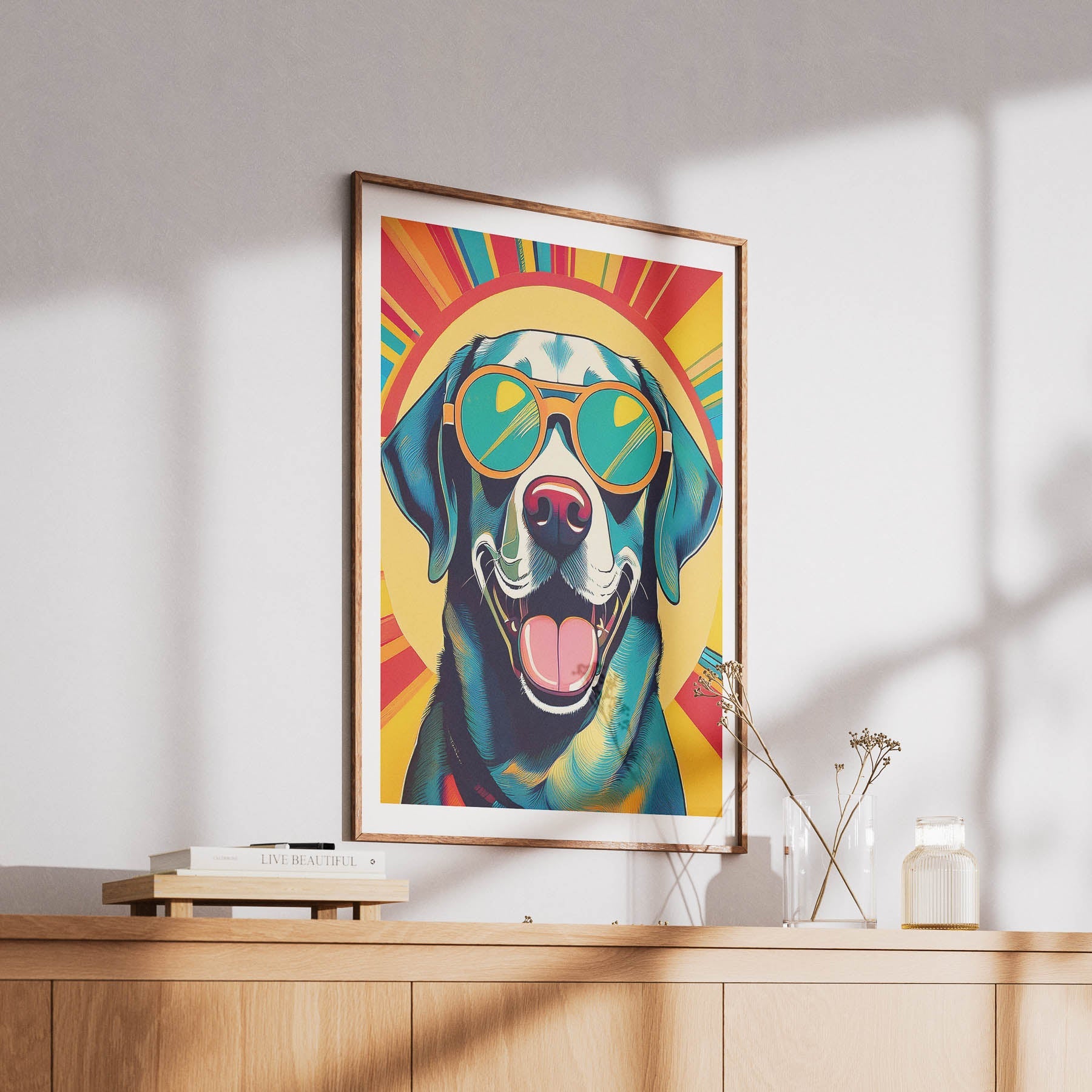 Labrador Dog In Colourful Sunnies 12 image 6