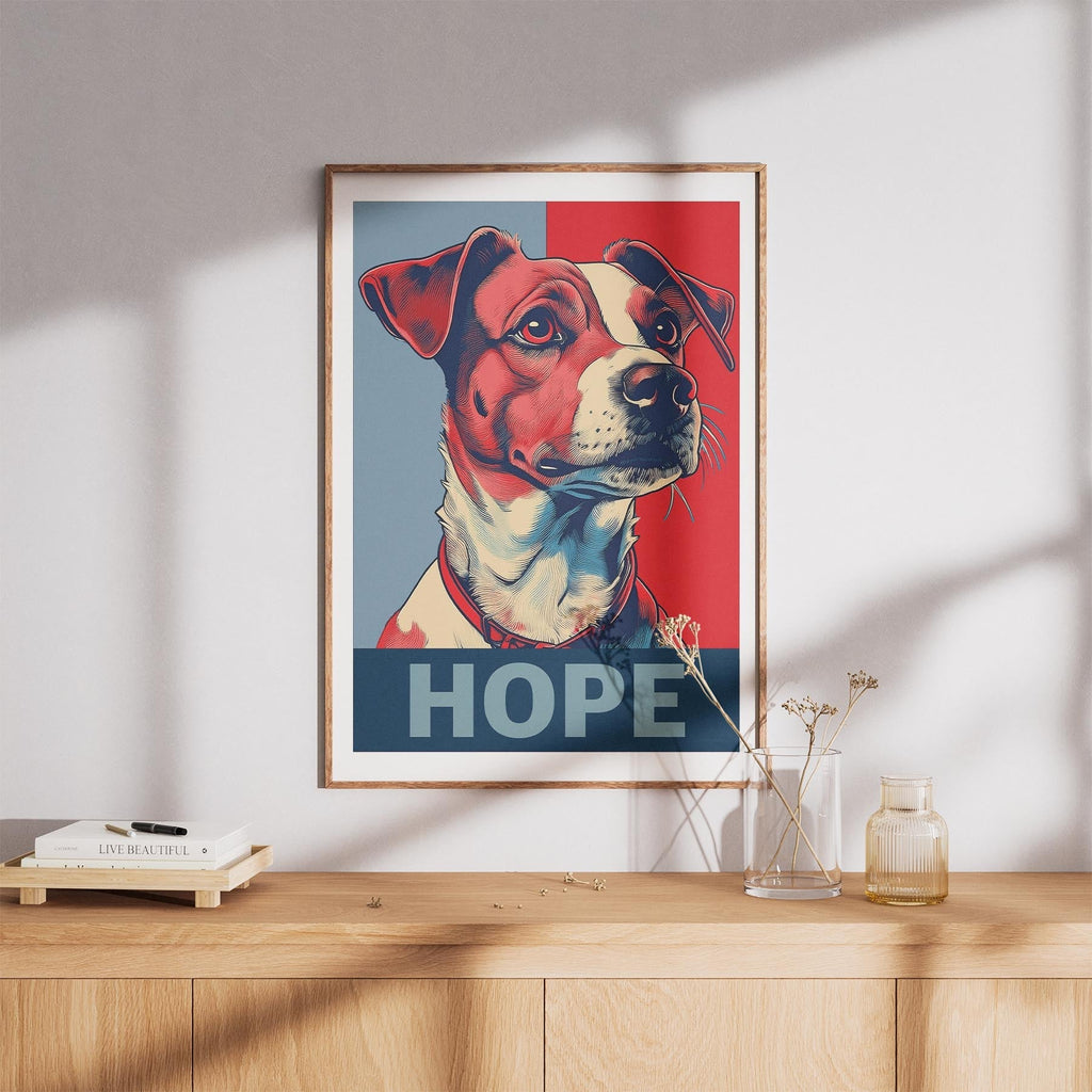 Jack Russell HOPE Series Inspired by the Obama Poster image 8