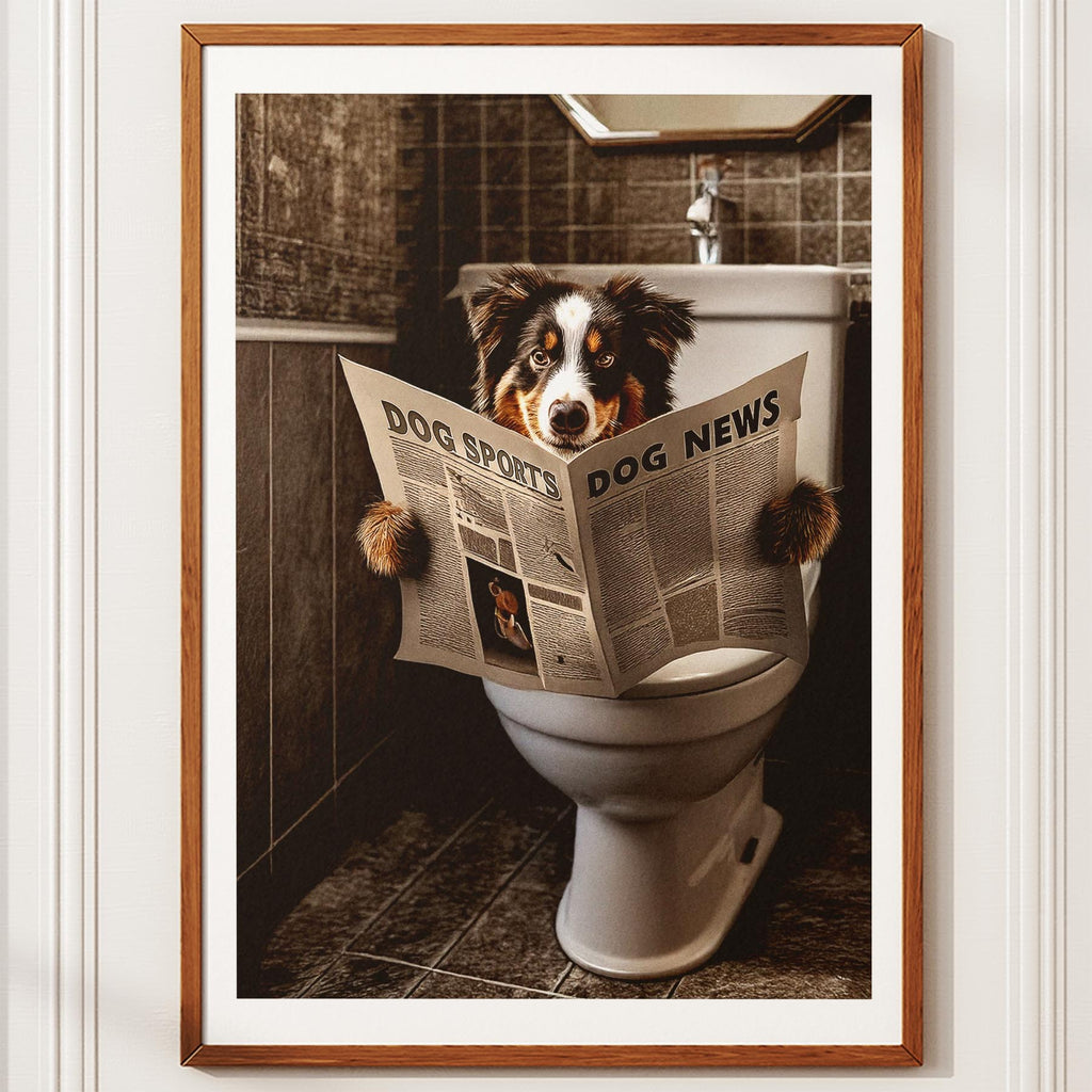 Australian Shepherd Toilet Humour Dog Series 3 image 10