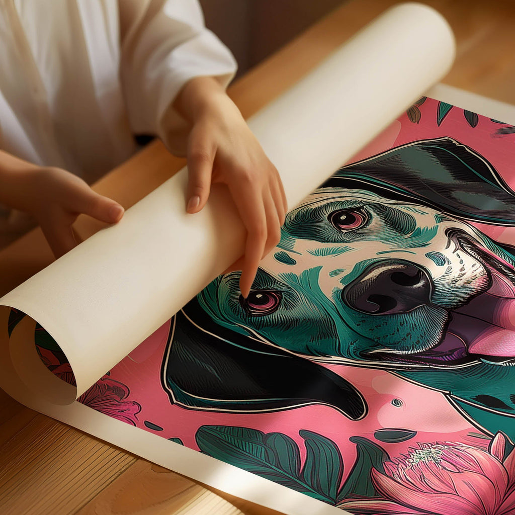 Dalmatian Flowery Dog image 1