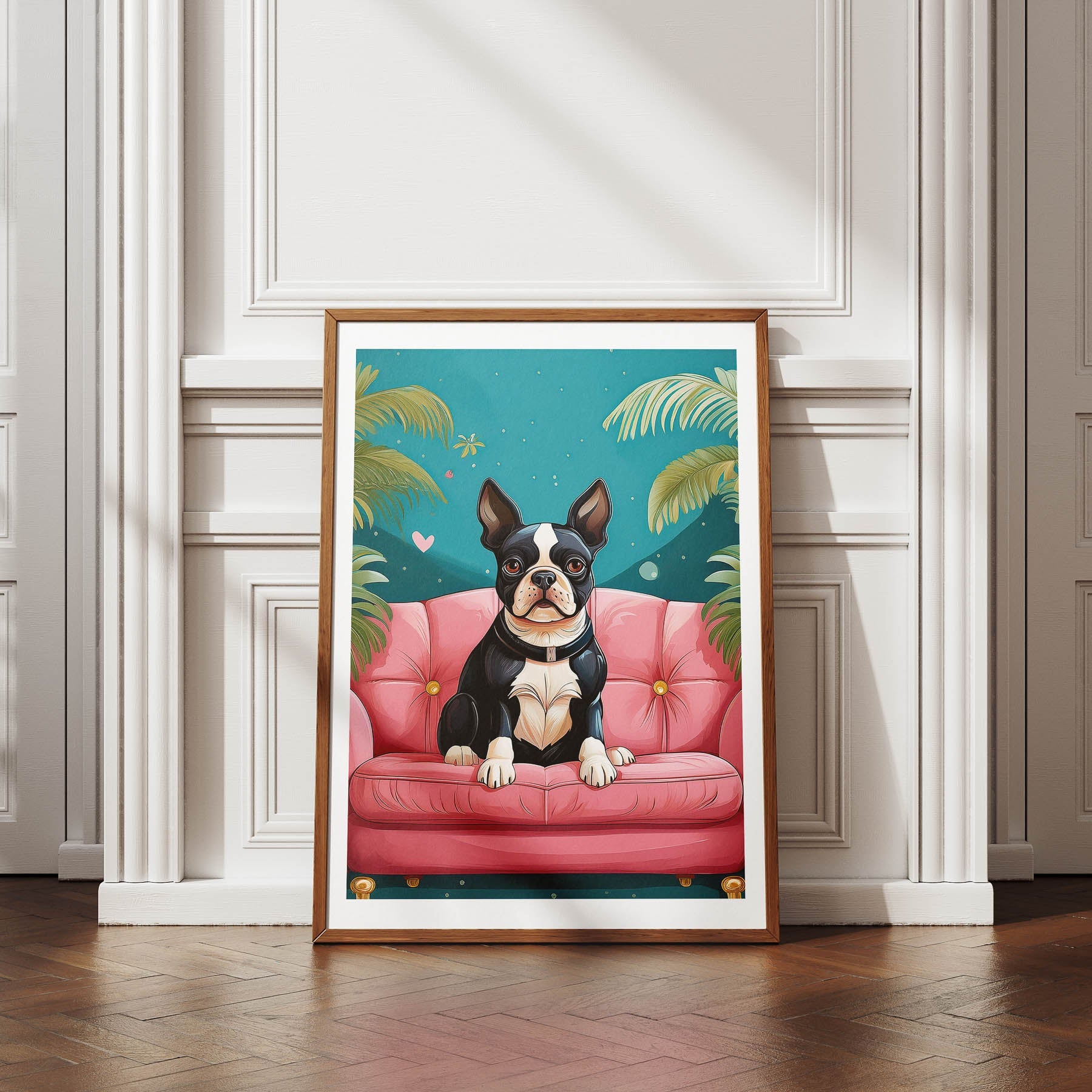 Boston Terrier  Just Lounging Around image 4