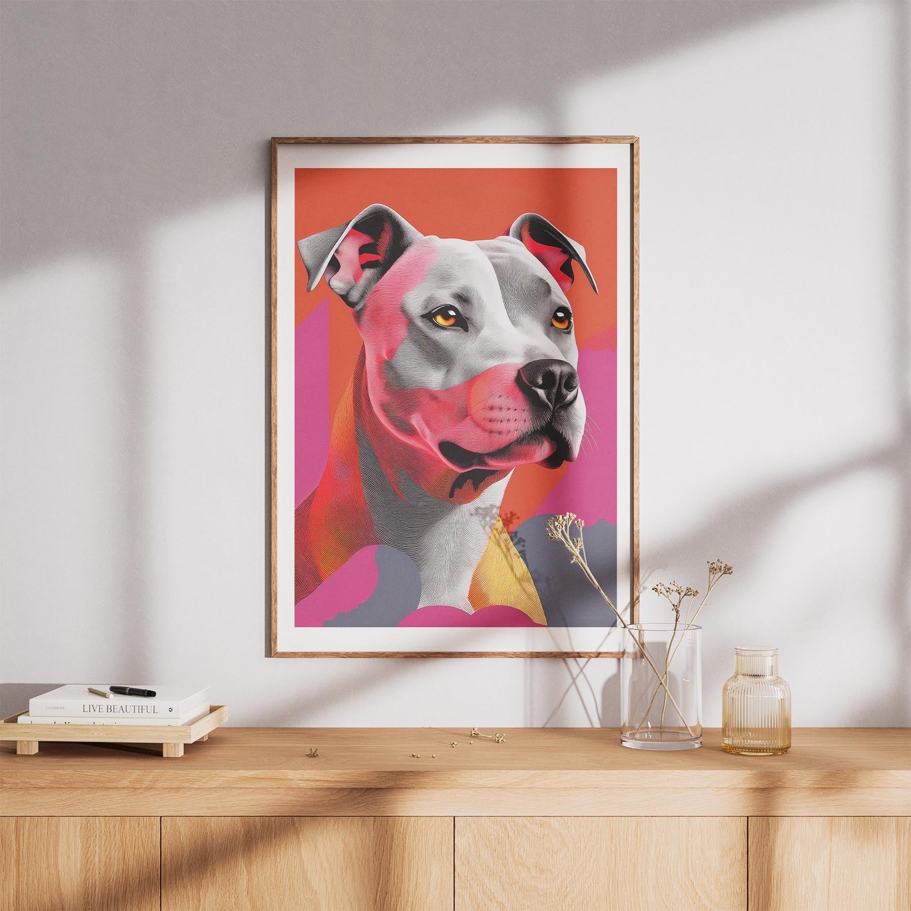 Staffordshire Bull Terrier Modern Pop Dog Series image 8