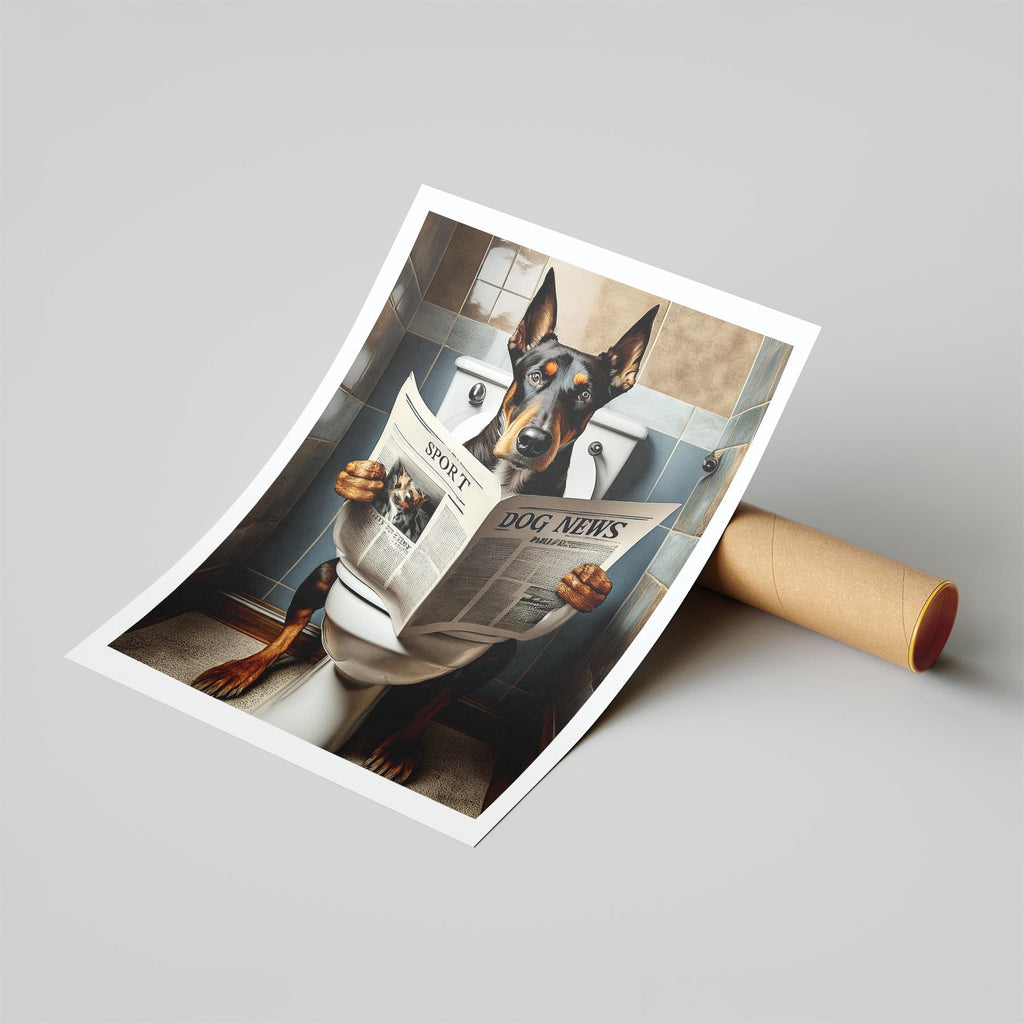 Dobermann Toilet Humour Dog Series 1 image 6