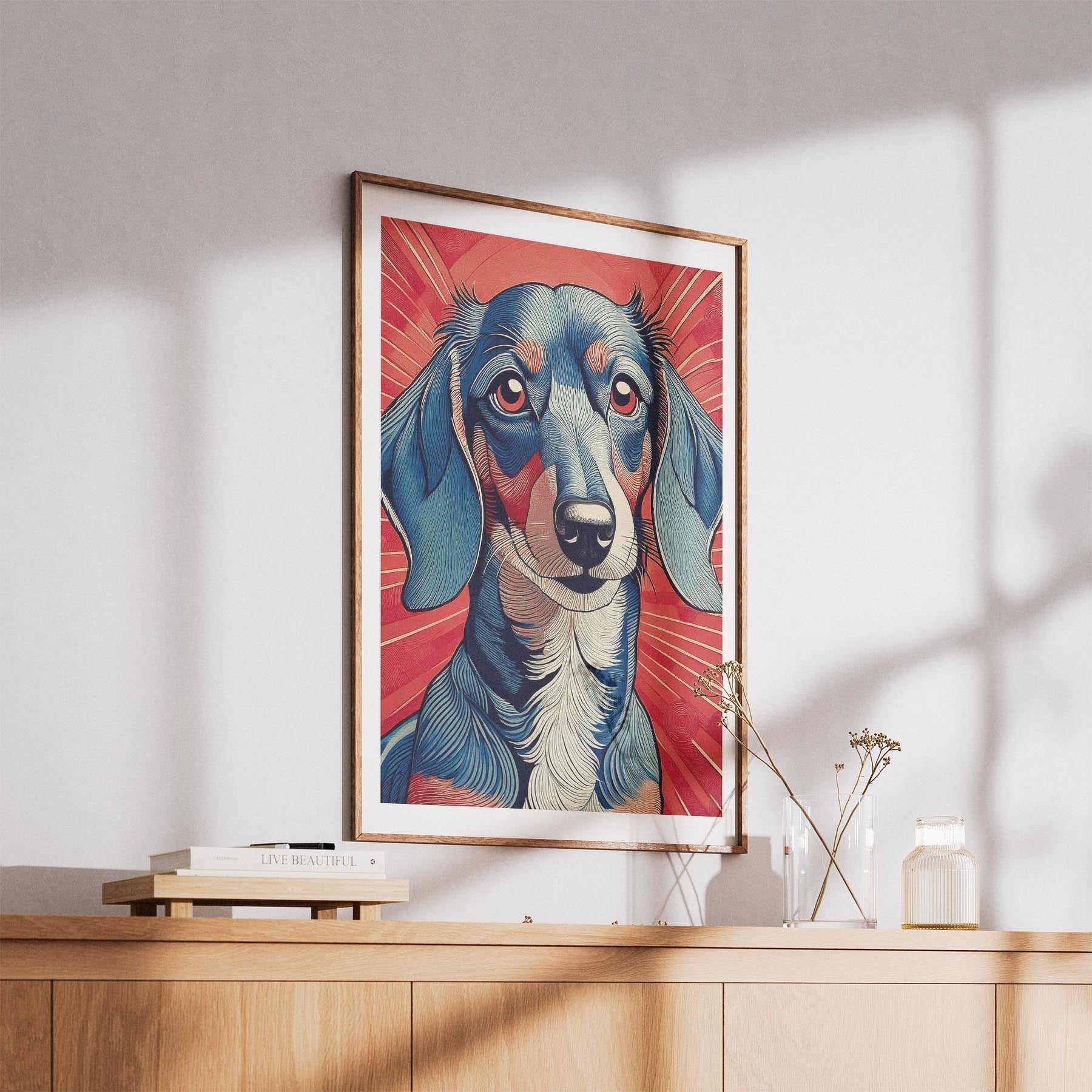 Dachshund Hokusai Japanese Inspired Dog Series 1 image 5