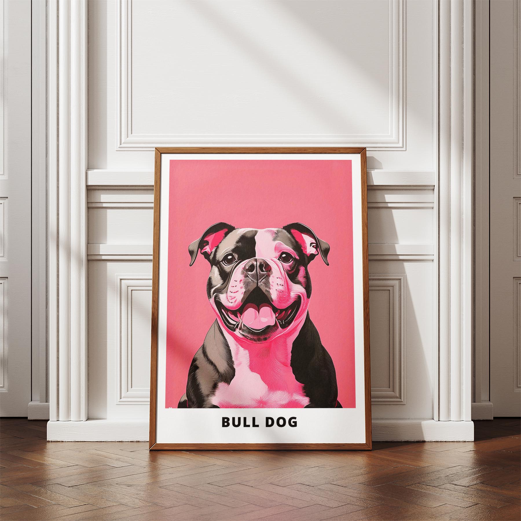 Bulldog Pink and Black Dog Series 4 image 4