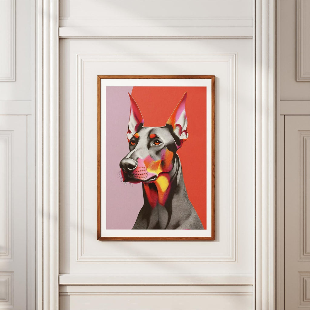Doberman Modern Pop Dog Series image 3