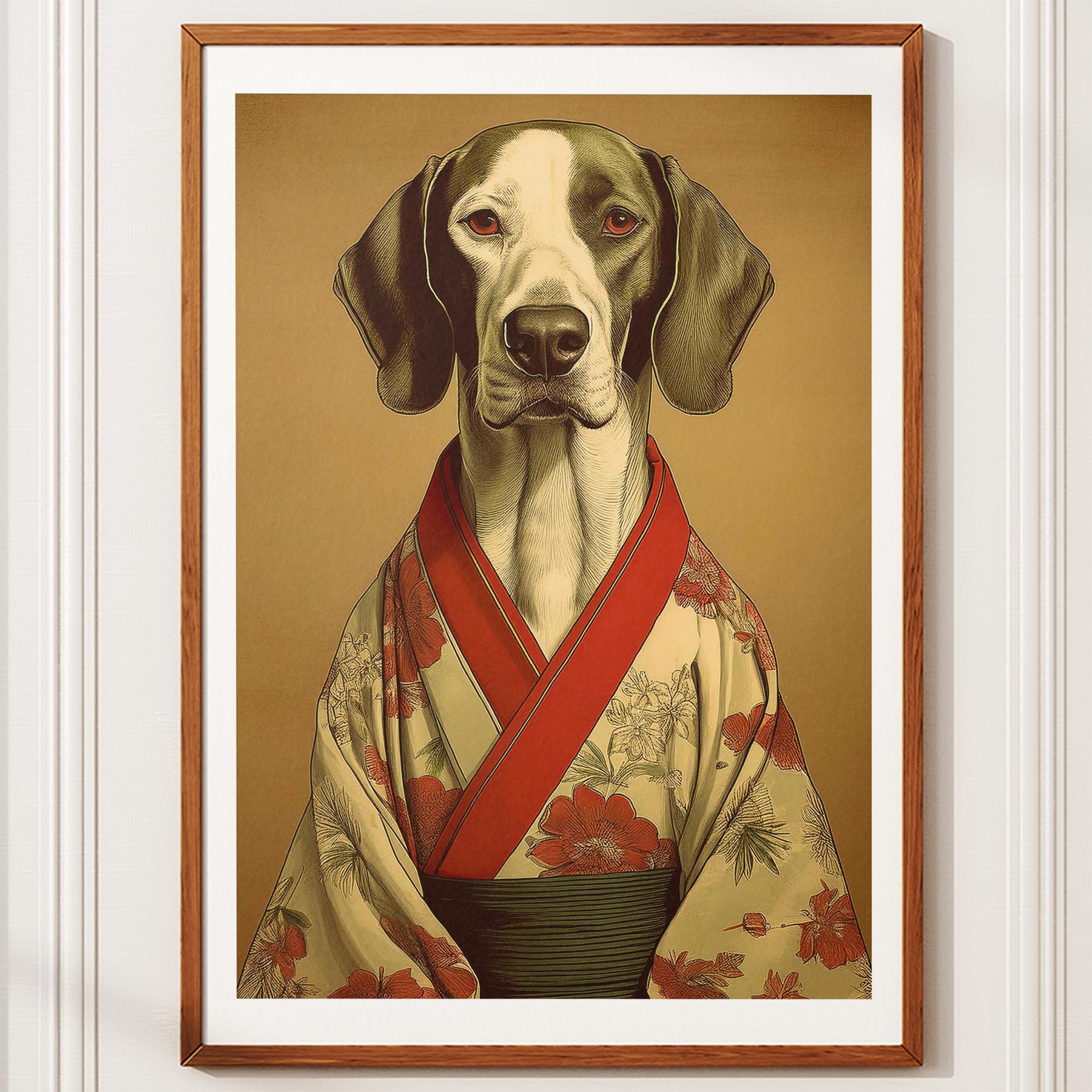 German Pointer Japanse Kimono Dog Series image 10