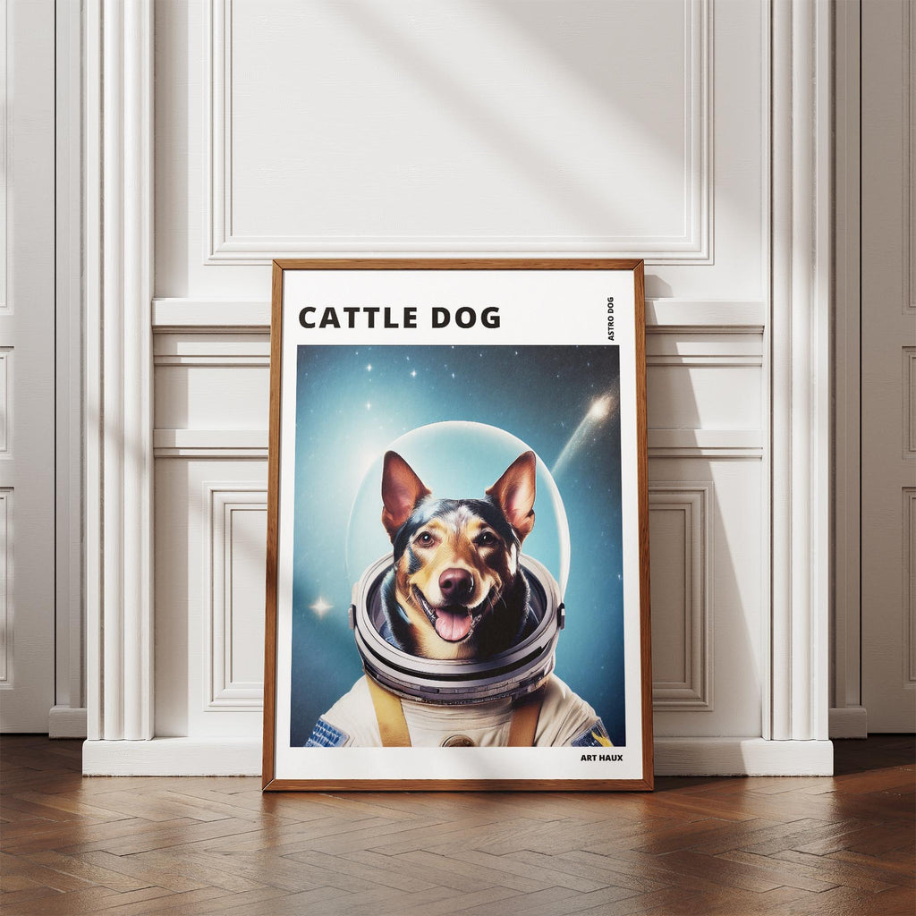 Cattle Dog Astronaut Dog Series with Text Astro Dog image 4