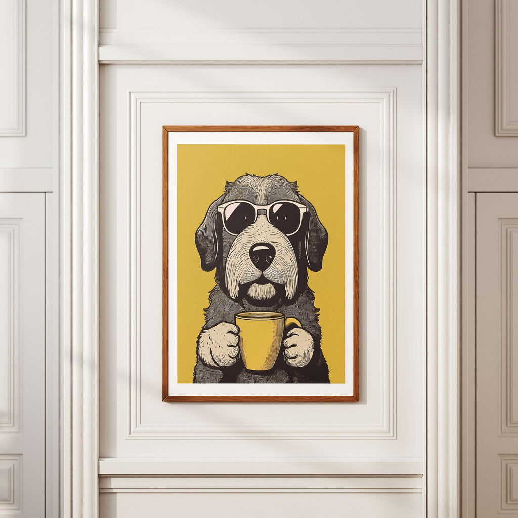 Sheepdog Chillin Coffee Dog image 2