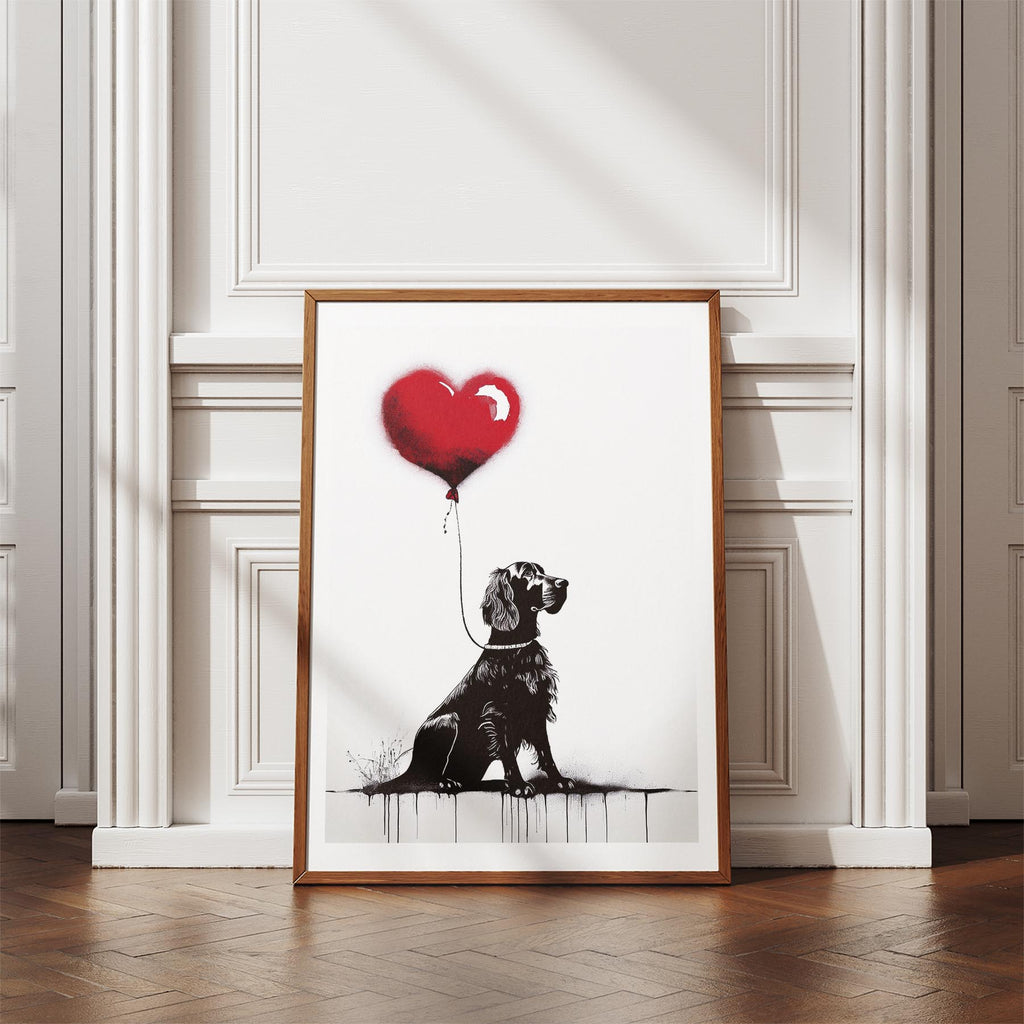 Gordon Setter DOGSY Series inspired by the Art of Banksy image 4