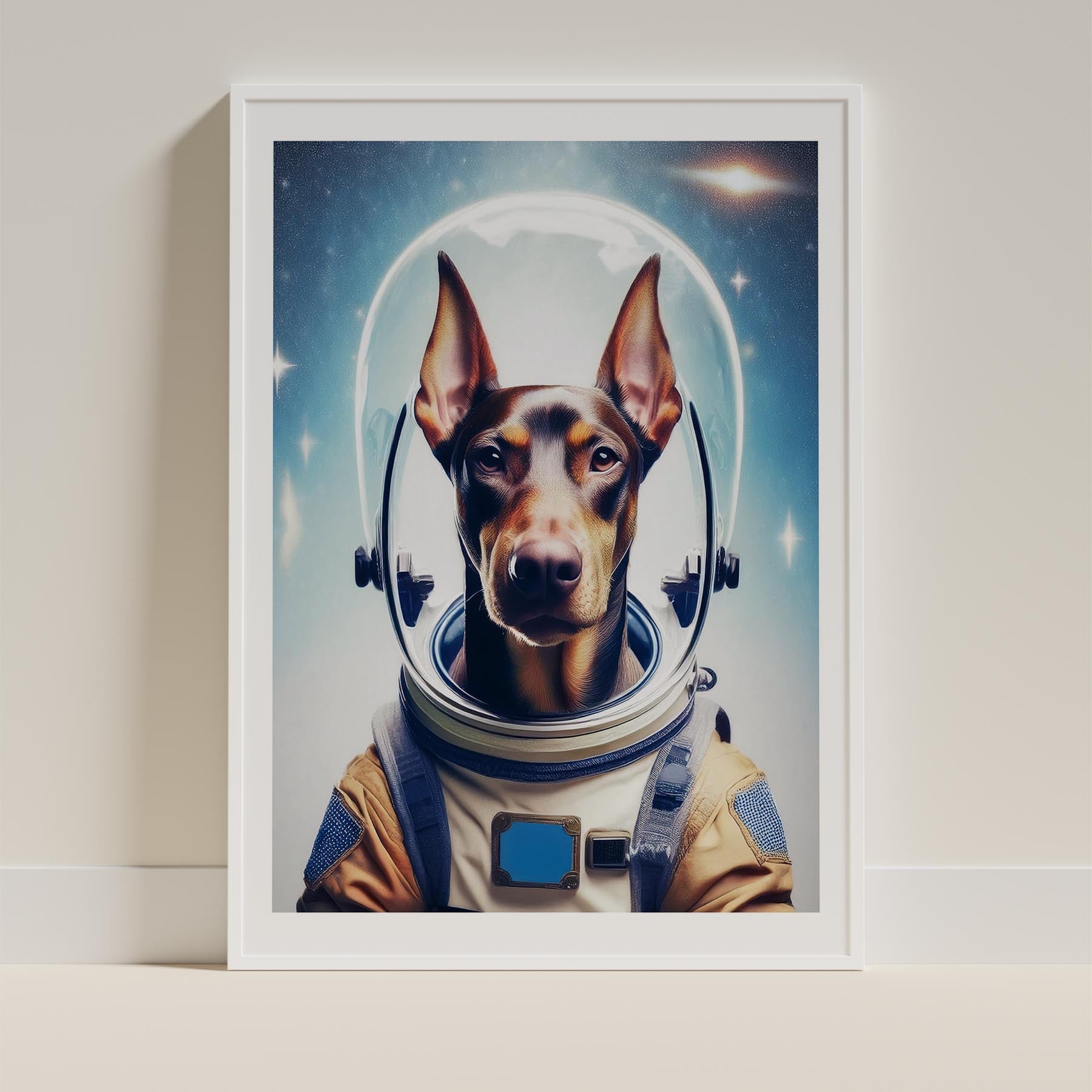 Doberman Astronaut Dog Series image 10