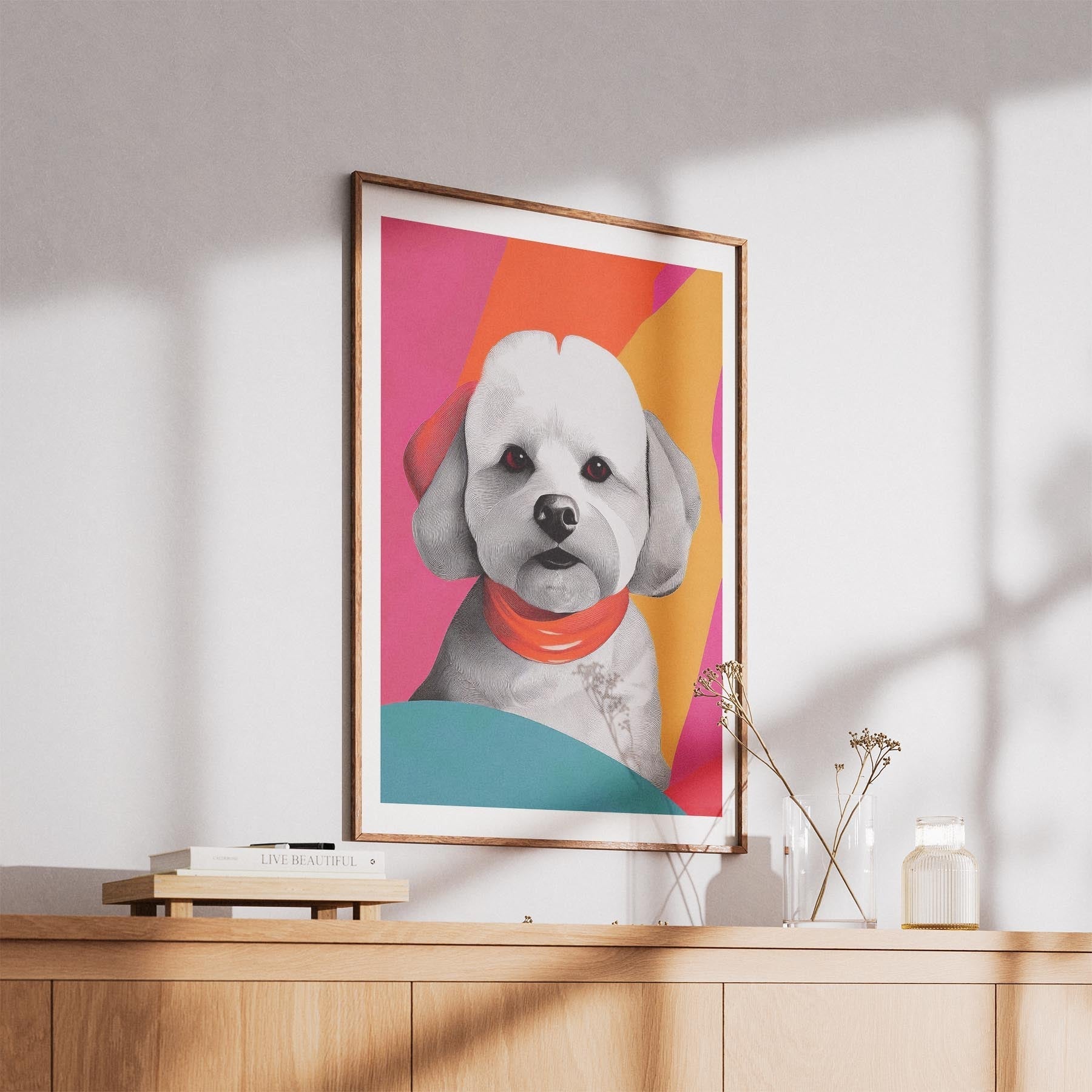Bichon Frise Modern Pop Dog Series image 5