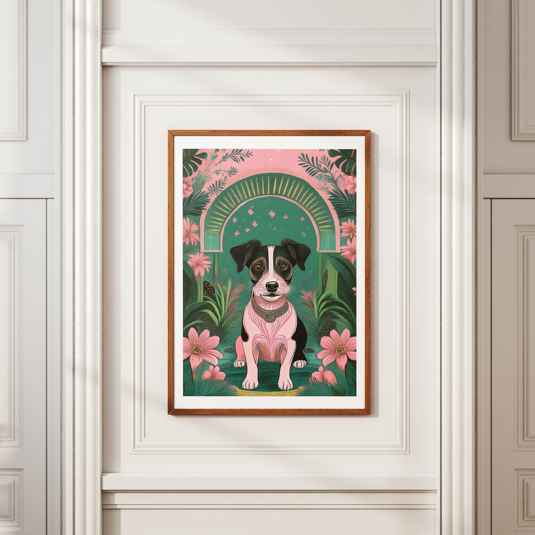 Jack Russell Terrier Flowery Dog image 3
