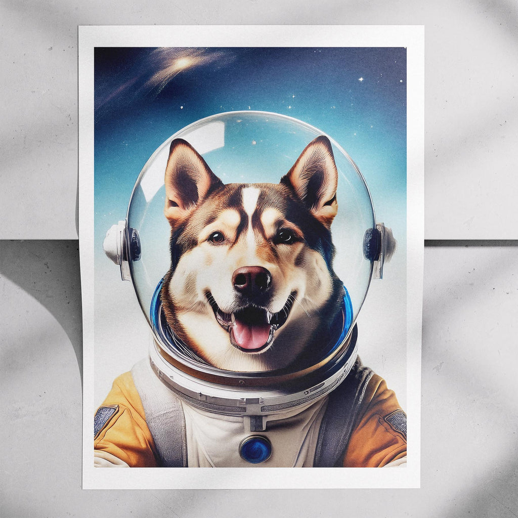 Siberian Husky Astronaut Dog Series image 7