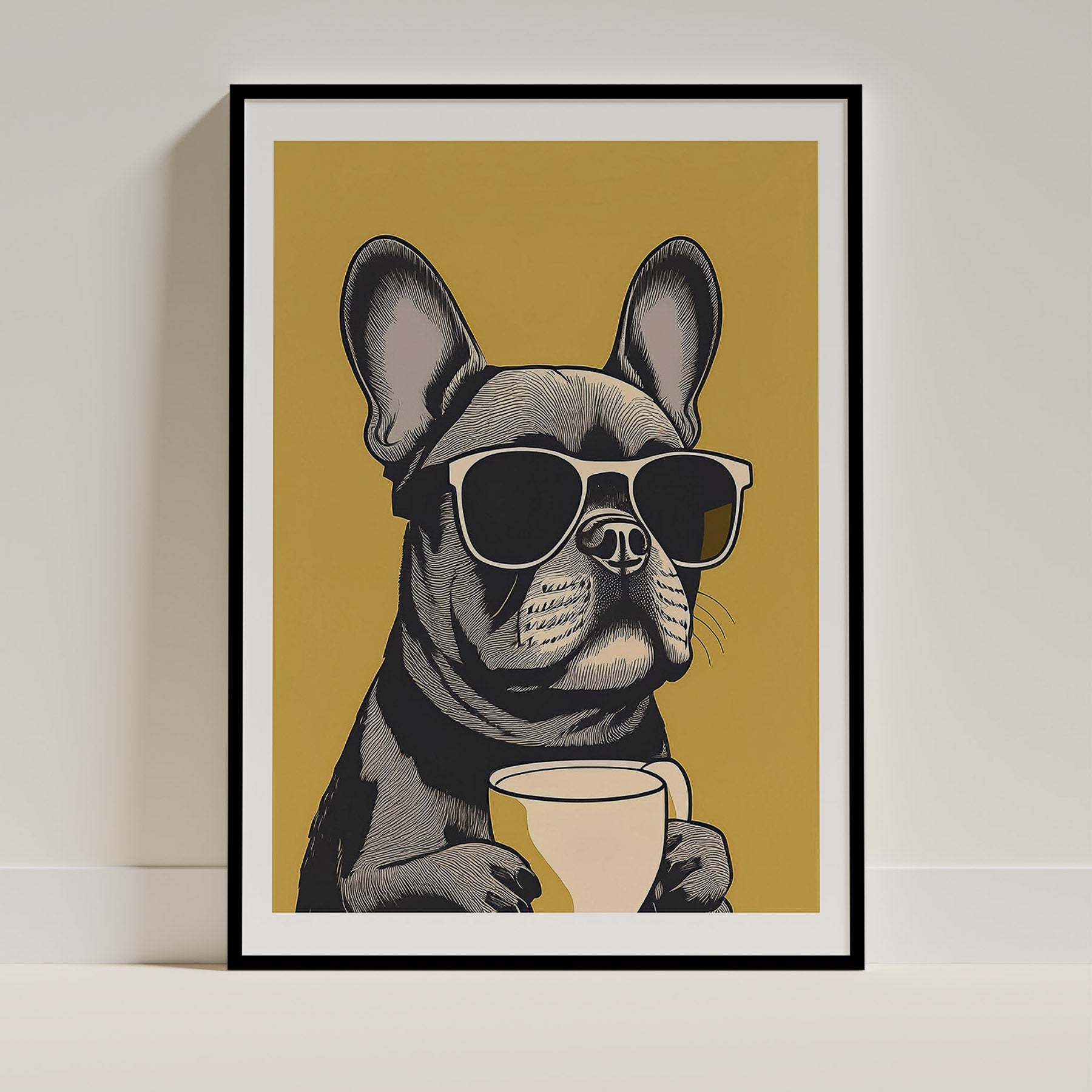 French Bulldog Chillin Coffee Dog image 0