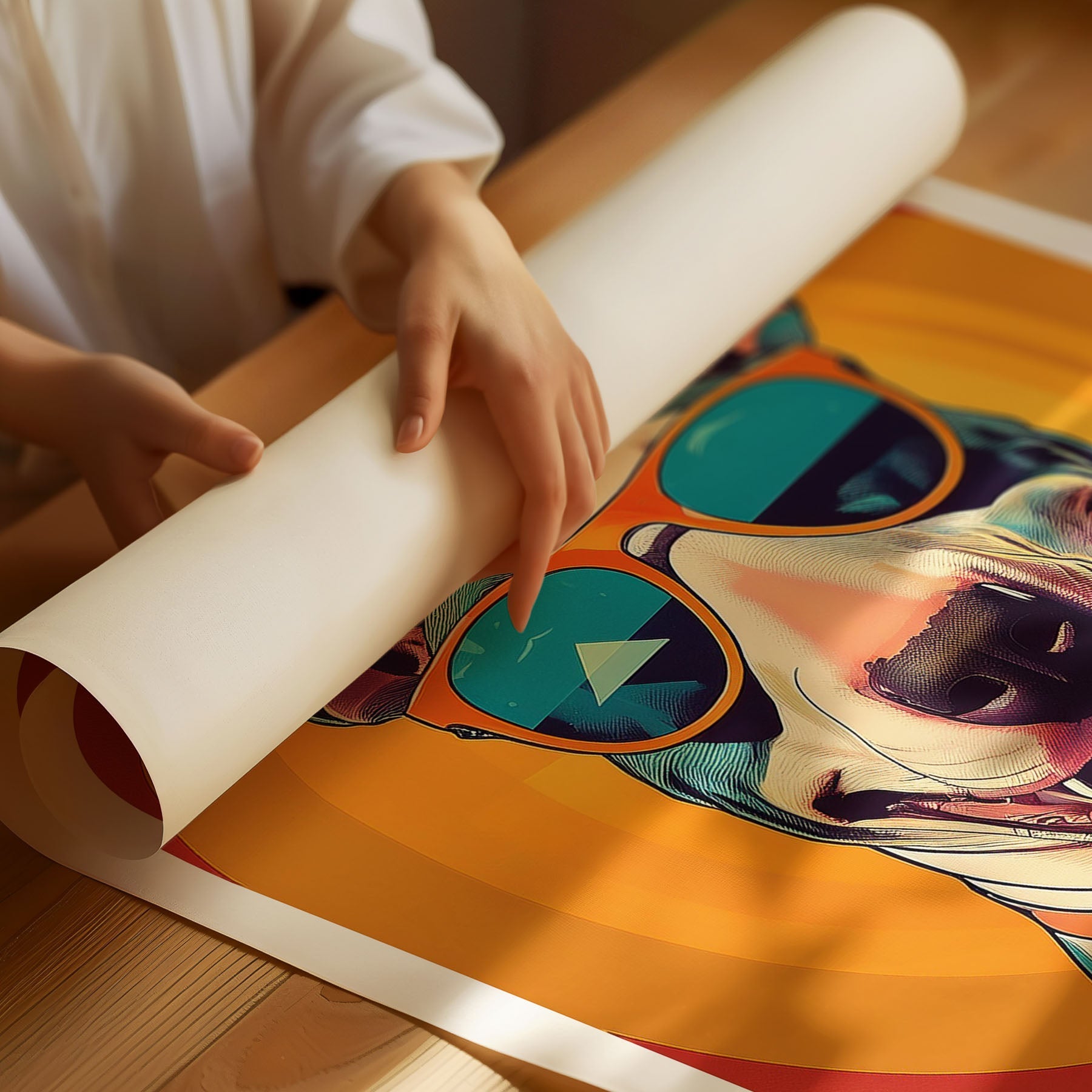 Terrier In Colourful Sunnies 2 image 3