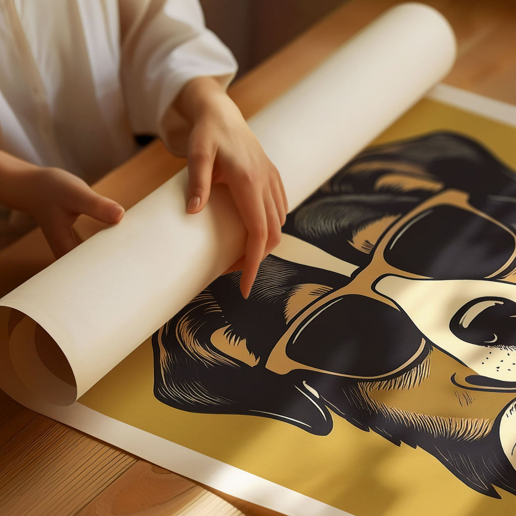 Austrlaian Shepherd Chillin Coffee Dog image 3