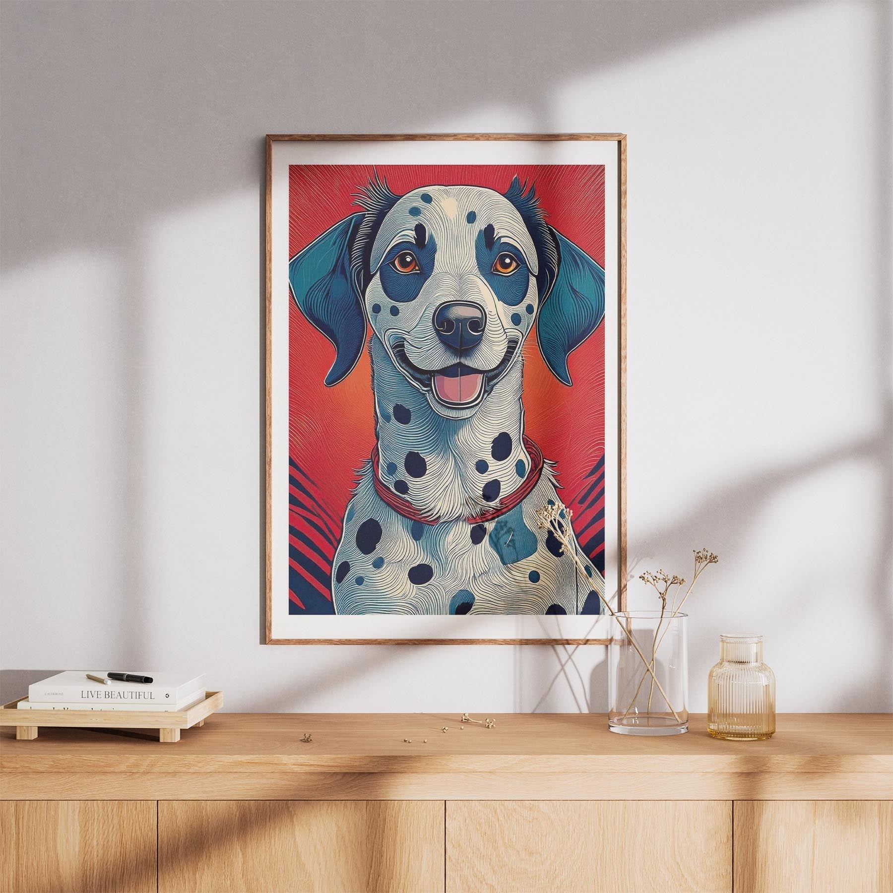 Dalmatian Hokusai Japanese Inspired Dog Series 1 image 8