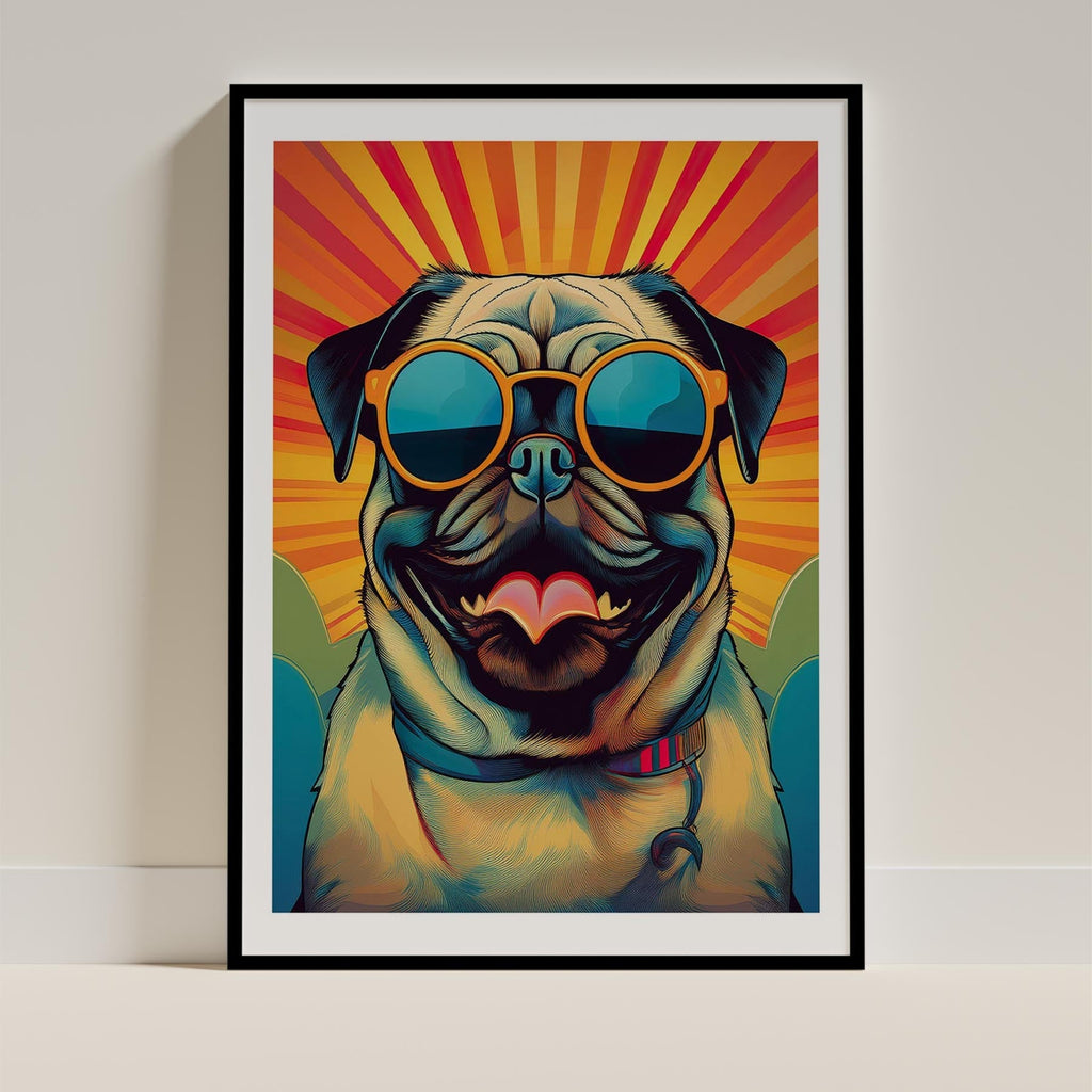 Pug In Colourful Sunnies 2 image 11