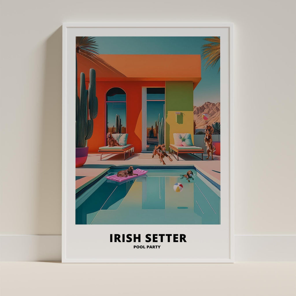 Irish Setter Pool Party image 13