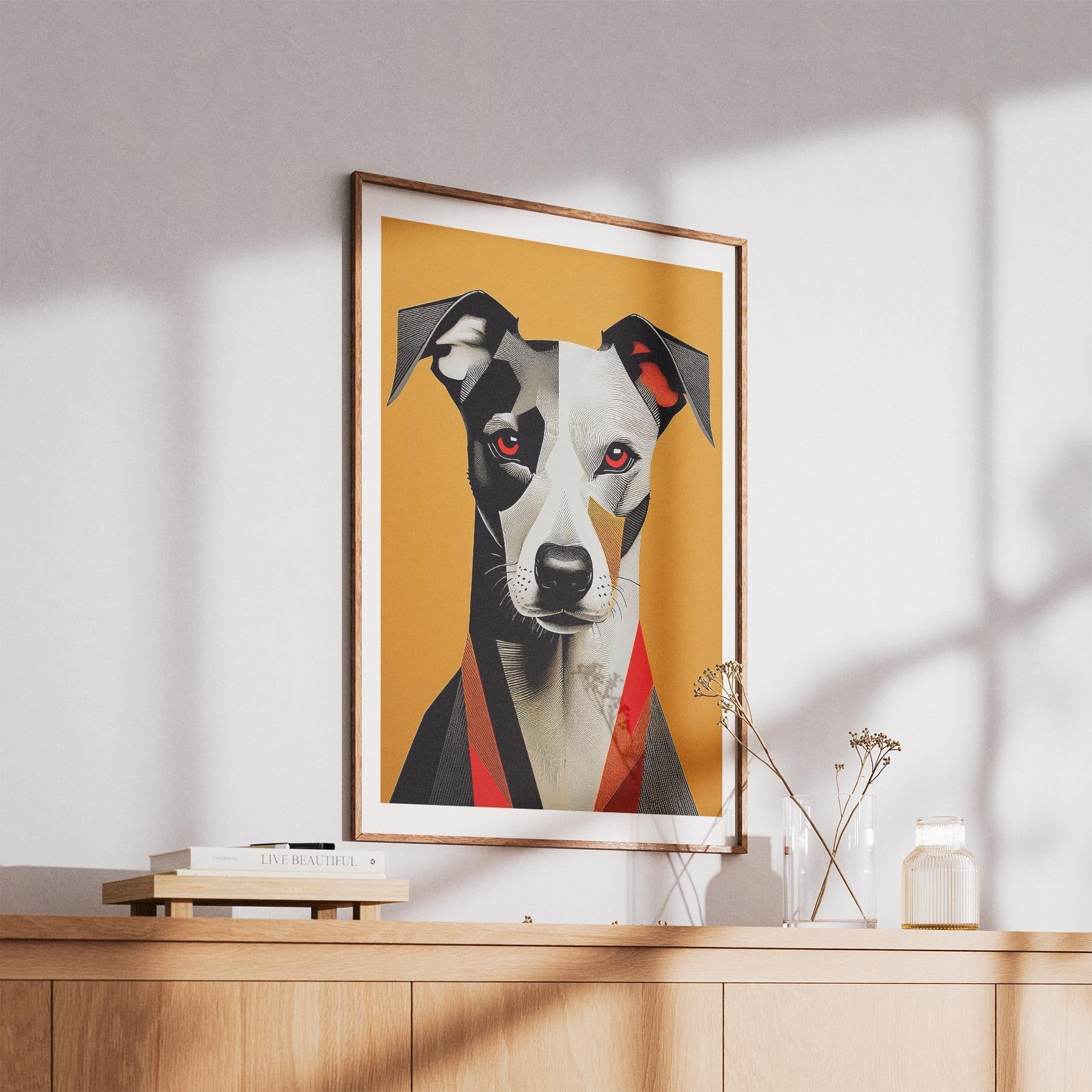 Whippet Geometric Orange Series image 5