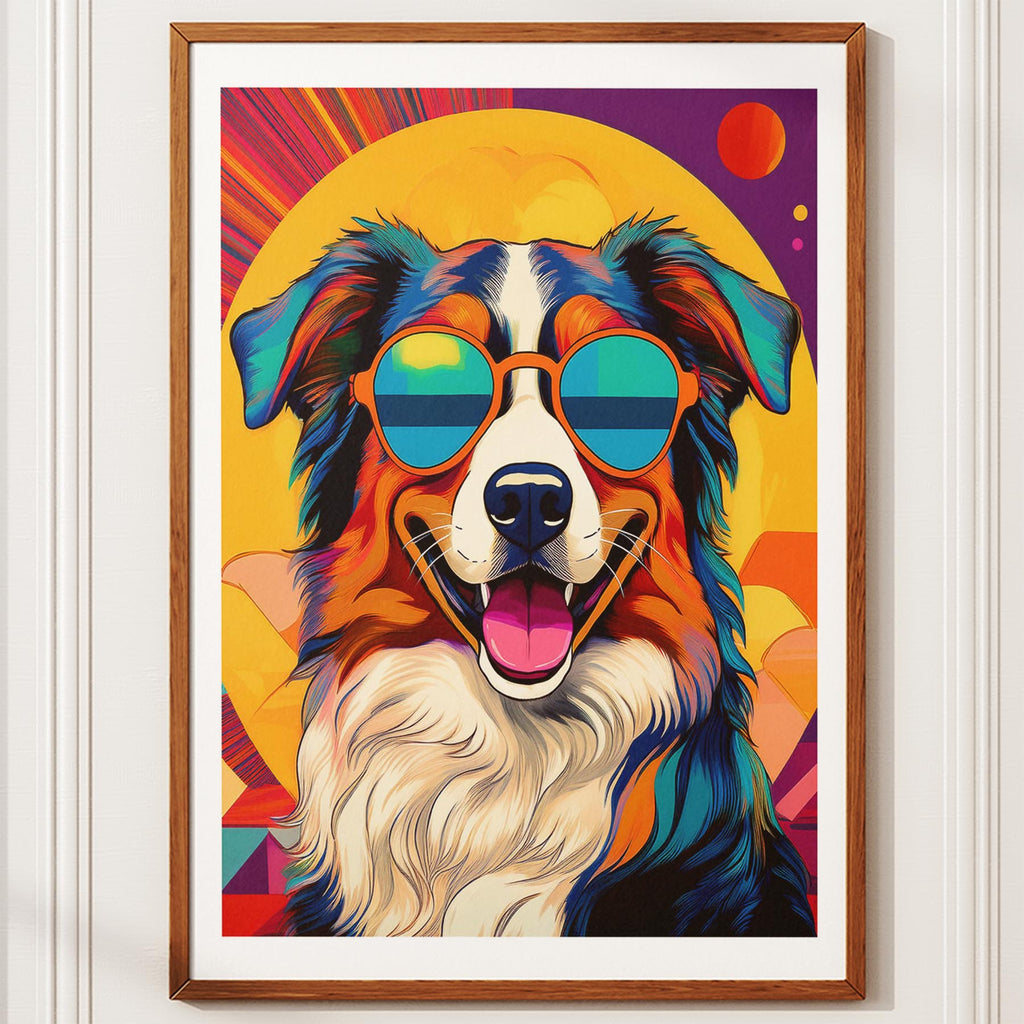 Australian Shepherd In Colourful Sunnies 3 image 10