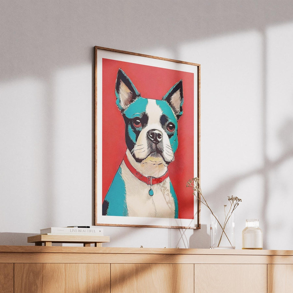 Boston Terrier Red Dog Series image 5