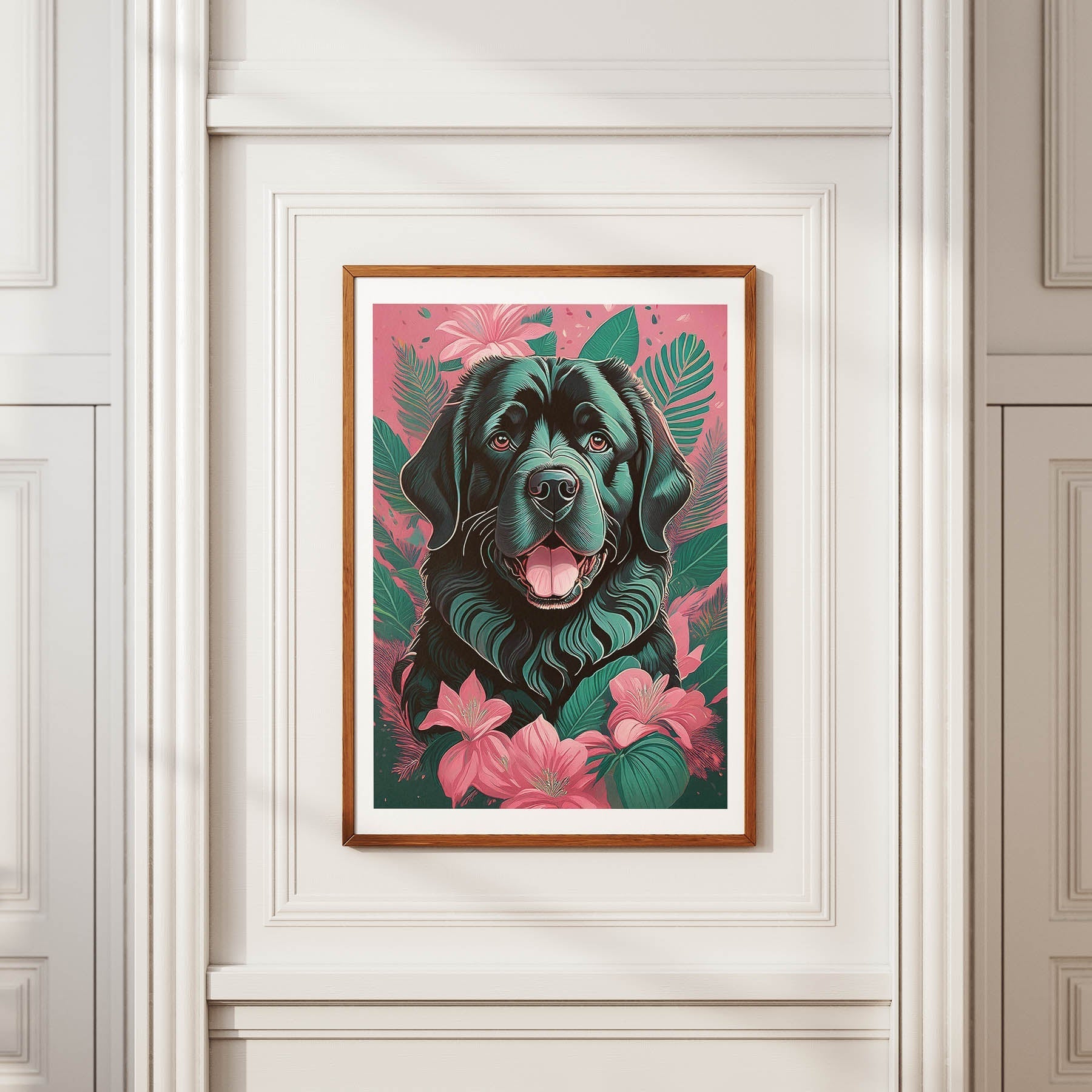 Newfoundland Flowery Dog image 3