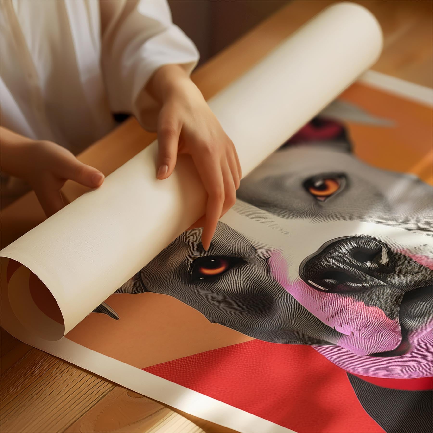 American Staffordshire Terrier Modern Pop Dog Series image 1