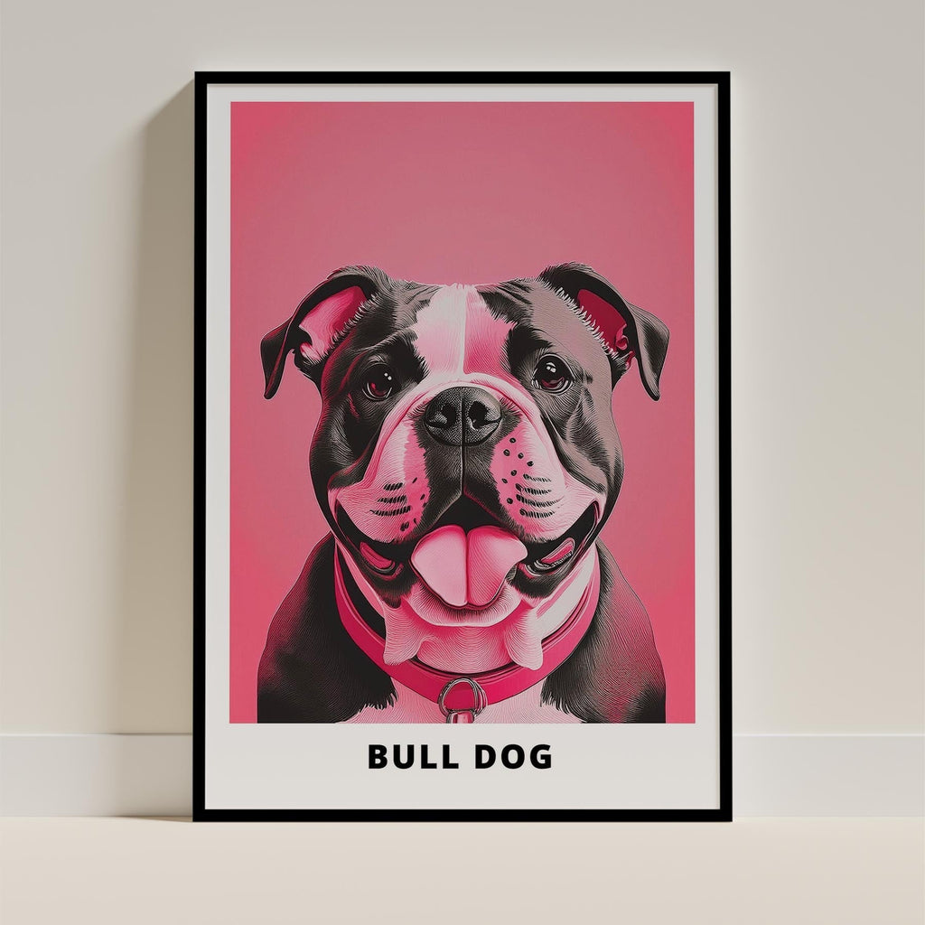 Bulldog Pink and Black Dog Series 2 image 0