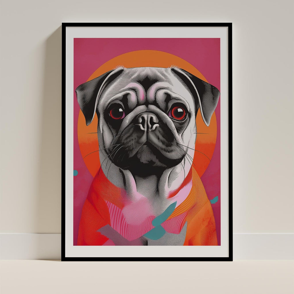 Pug Modern Pop Dog Series image 0