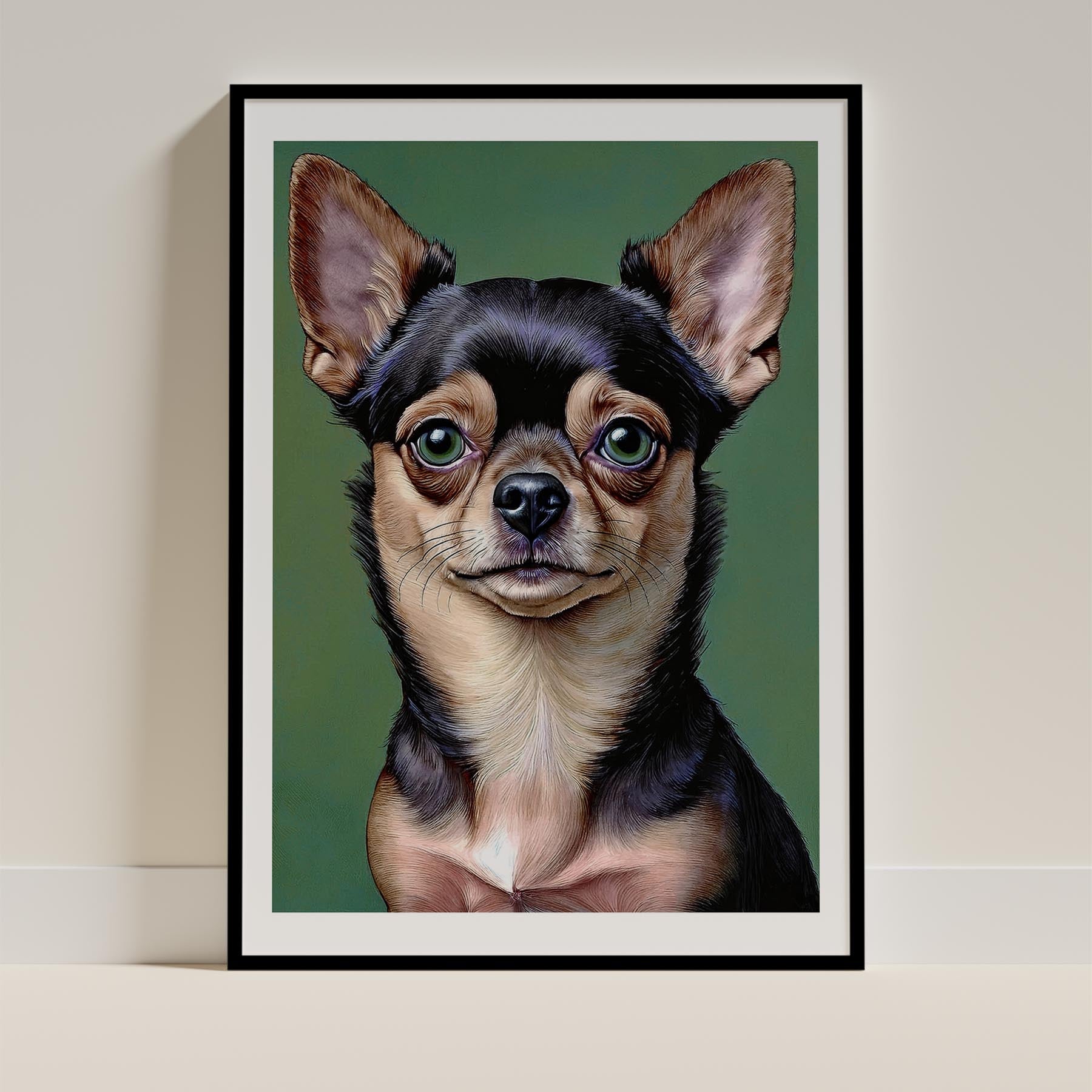 Chihuahua Green Painted Series image 0