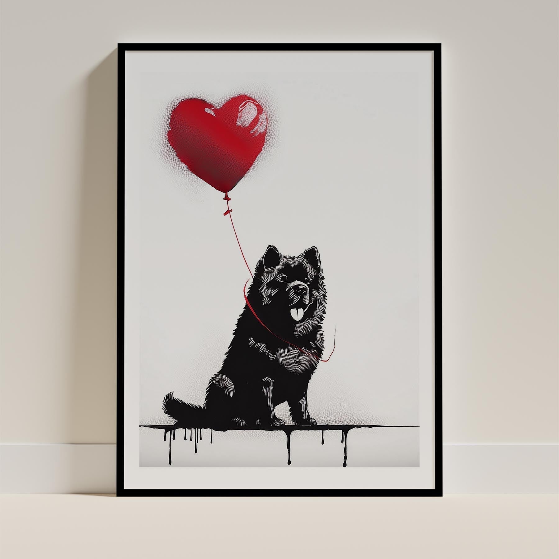 Chow Chow DOGSY Series inspired by the Art of Banksy image 11