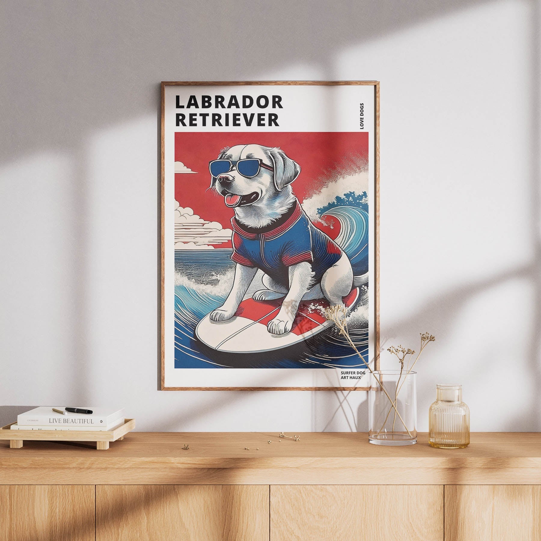 Labrador Retreiver Hokosai Surfer Dogs 2 image 8