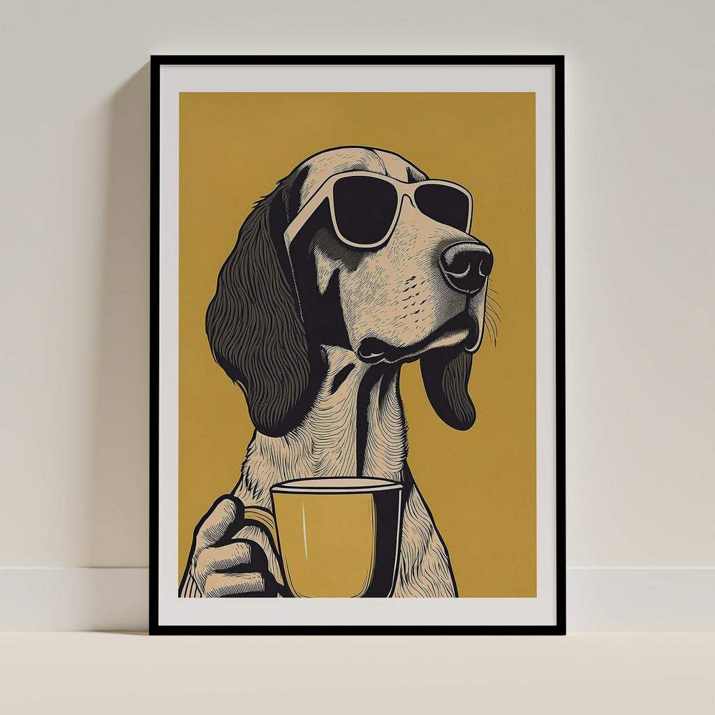 English Setter Chillin Coffee Dog image 0