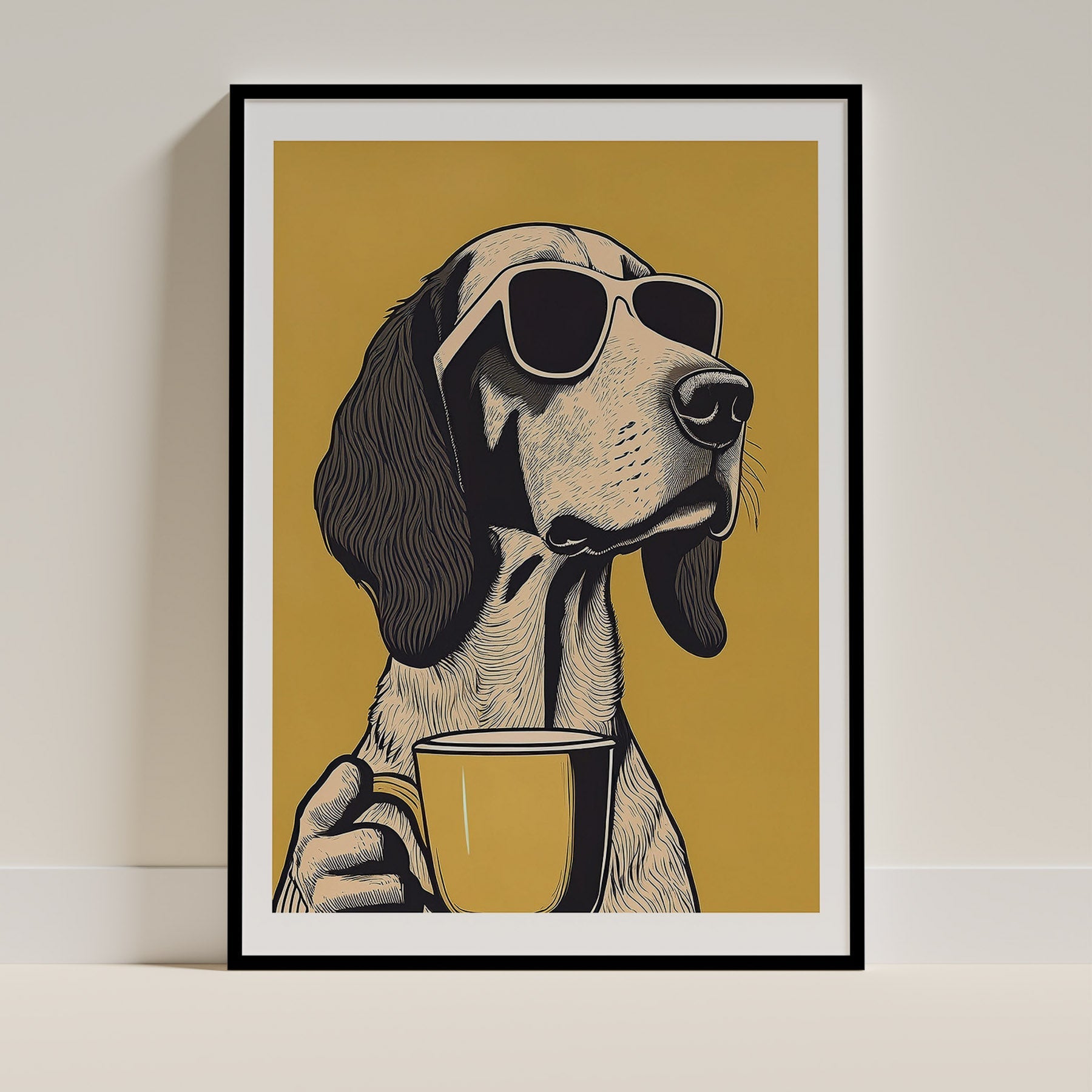 English Setter Chillin Coffee Dog image 0