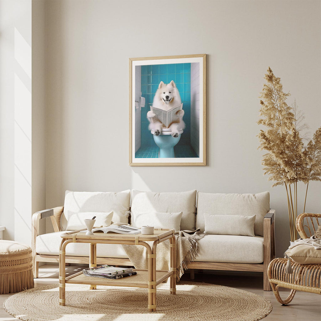 Samoyed Toilet Humour Dog Series image 2