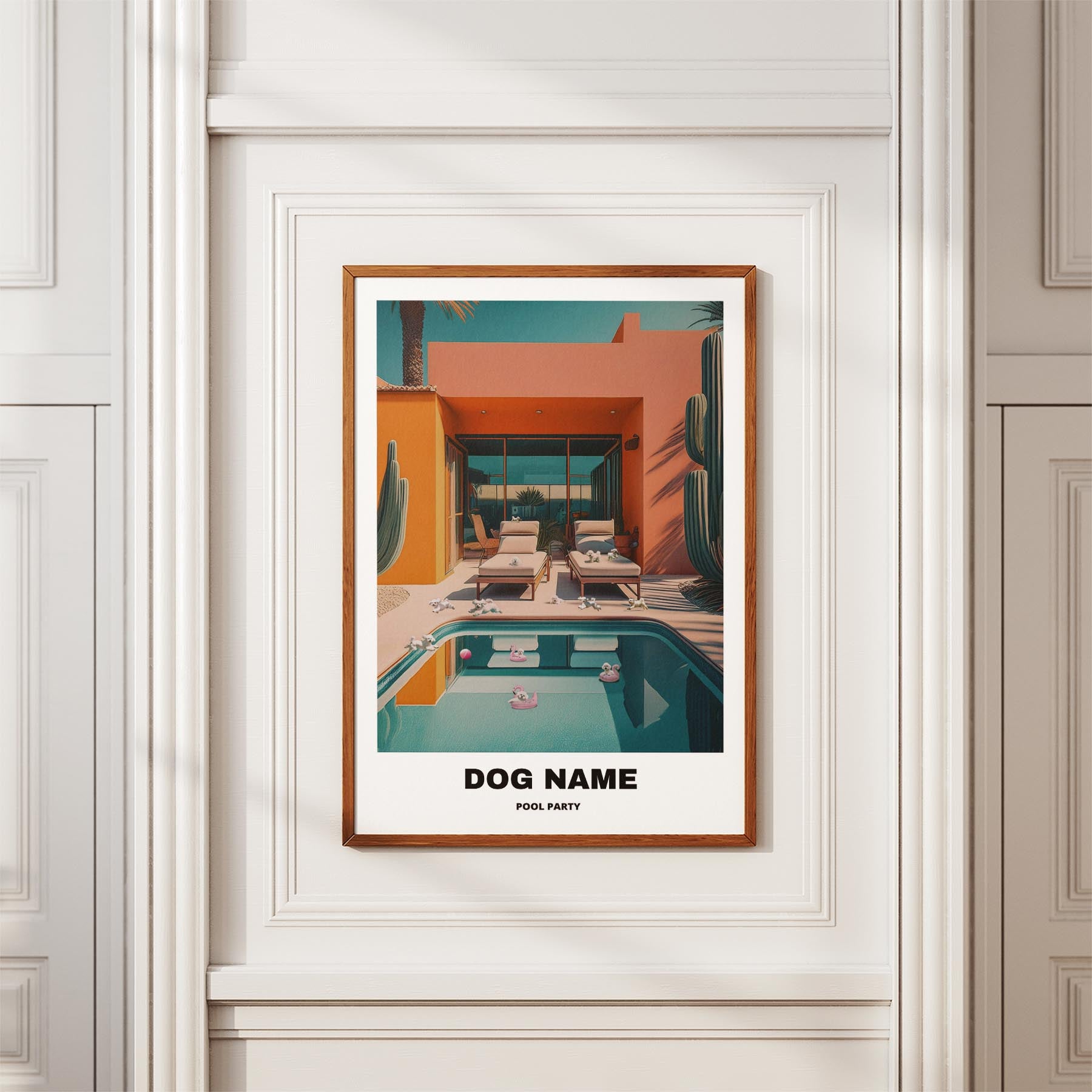 Bichon Frise Custom Pool Party WITH TEXT image 3