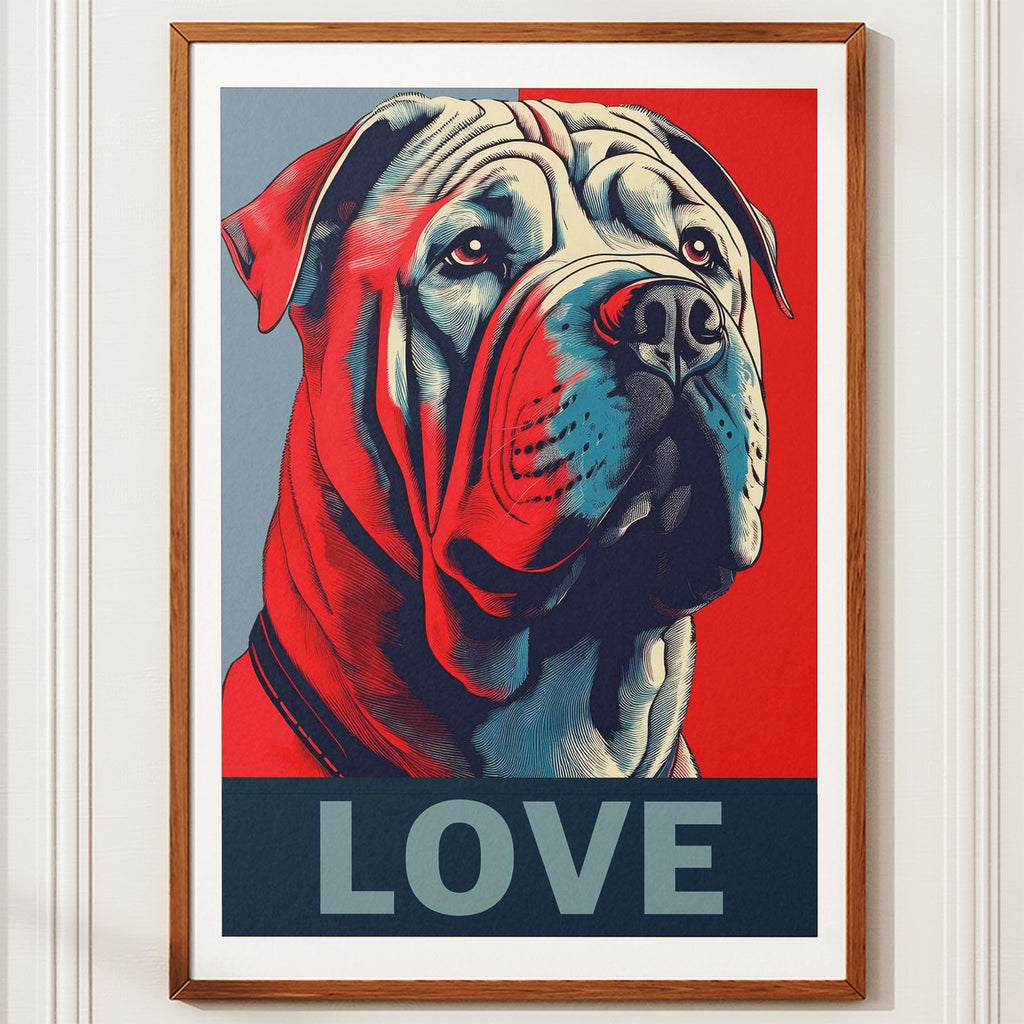 Shar Pei LOVE Series Inspired by the Obama Poster image 10