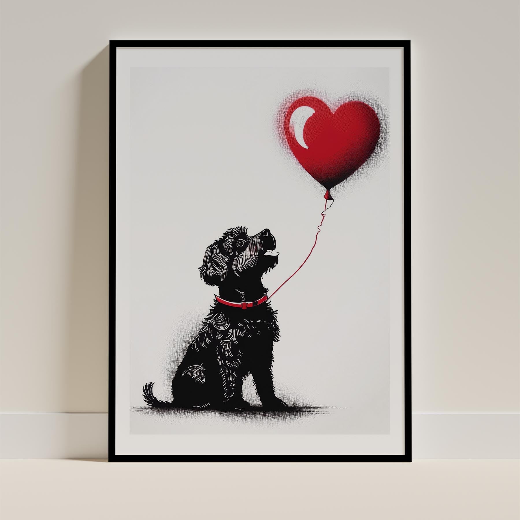 Bichon Frise DOGSY Series inspired by the Art of Banksy image 11