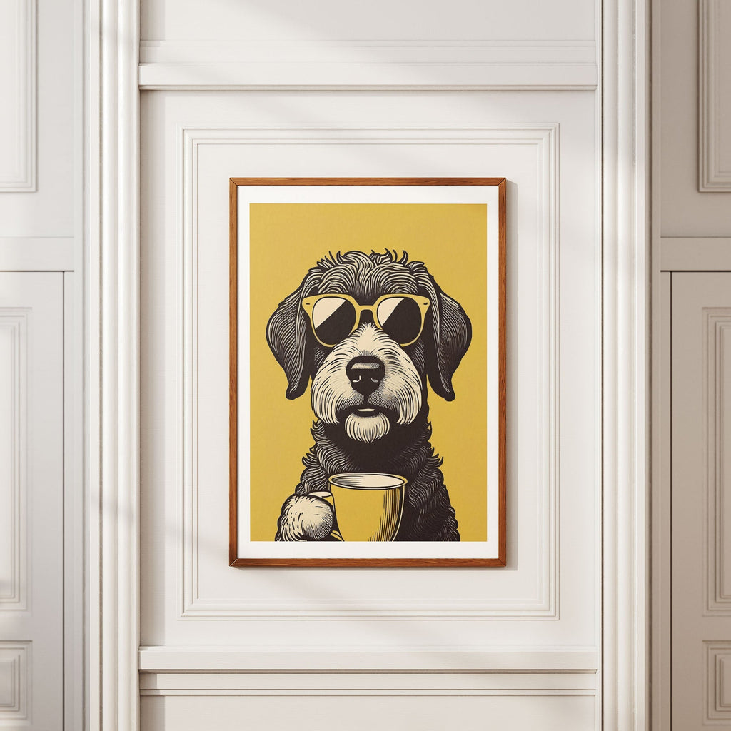 Jackapoo Chillin Coffee Dog image 2