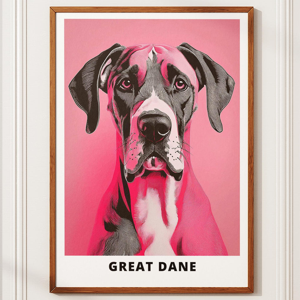 Great Dane Pink and Black Dog Series 4 image 10