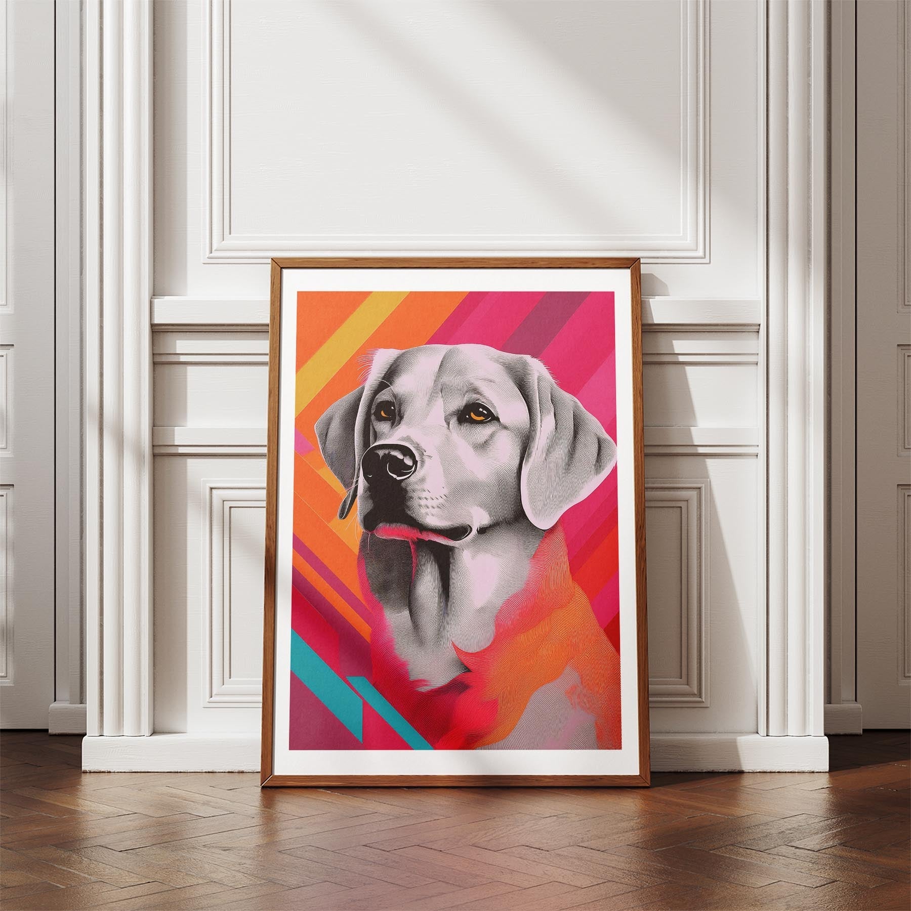 Golden Retriever Modern Pop Dog Series image 4