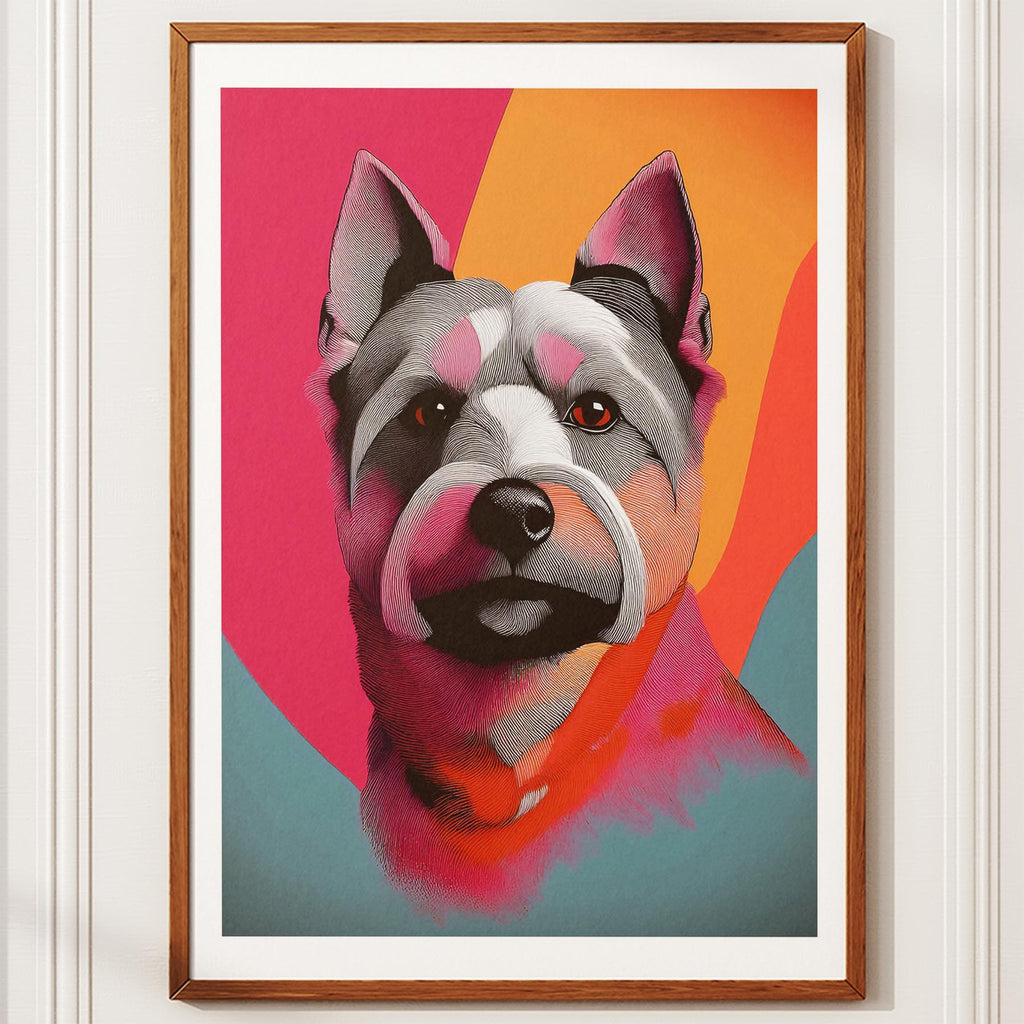 Australian Terrier Modern Pop Dog Series image 10